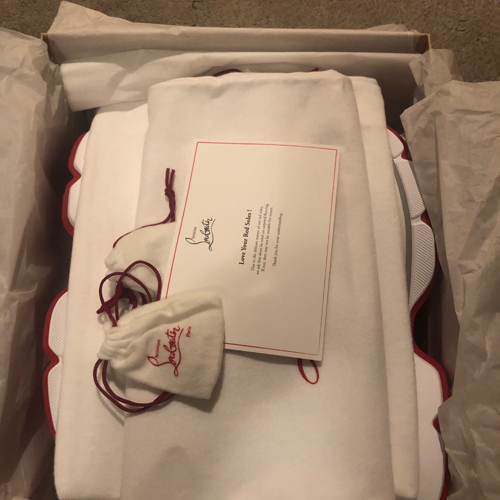 Christian Louboutin Red Runner Sneakers - Picture 4 of 5